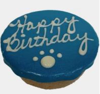 PREPPY PUPPY NAVY BLUE BIRTHDAY CAKE