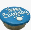 PREPPY PUPPY BABY BLUE BIRTHDAY CAKE