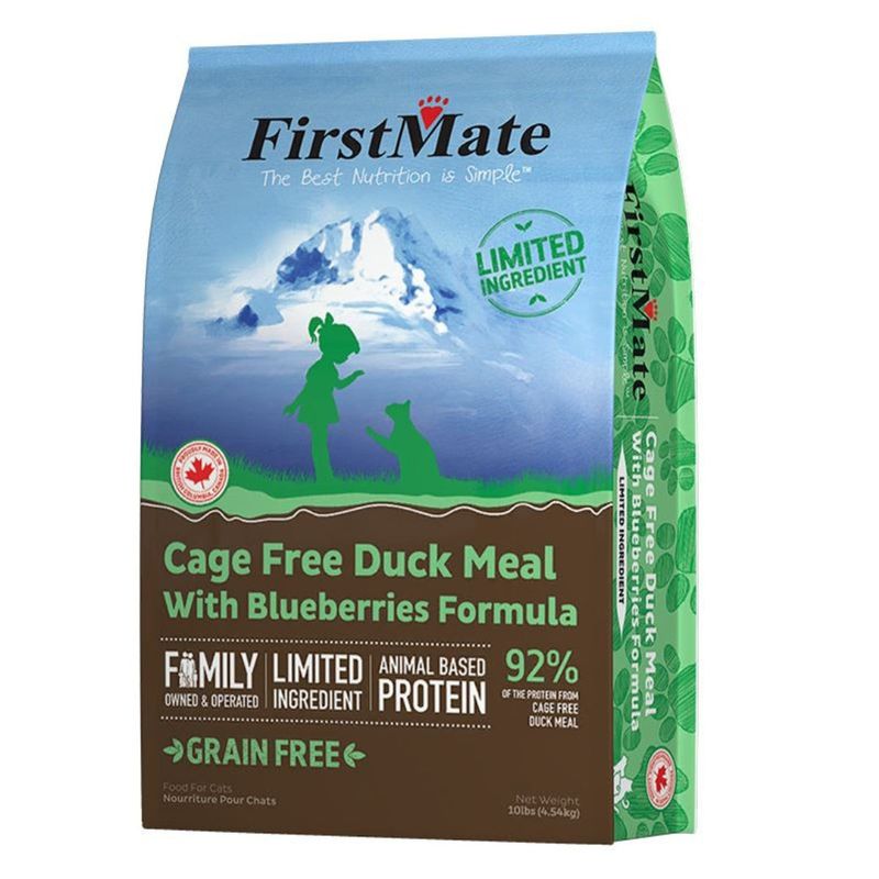 FIRSTMATE CAT 10# LID GF DUCK BLUEBERRY