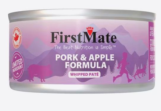 FIRSTMATE CAT 5.5OZ PORK &amp; APPLE PATE