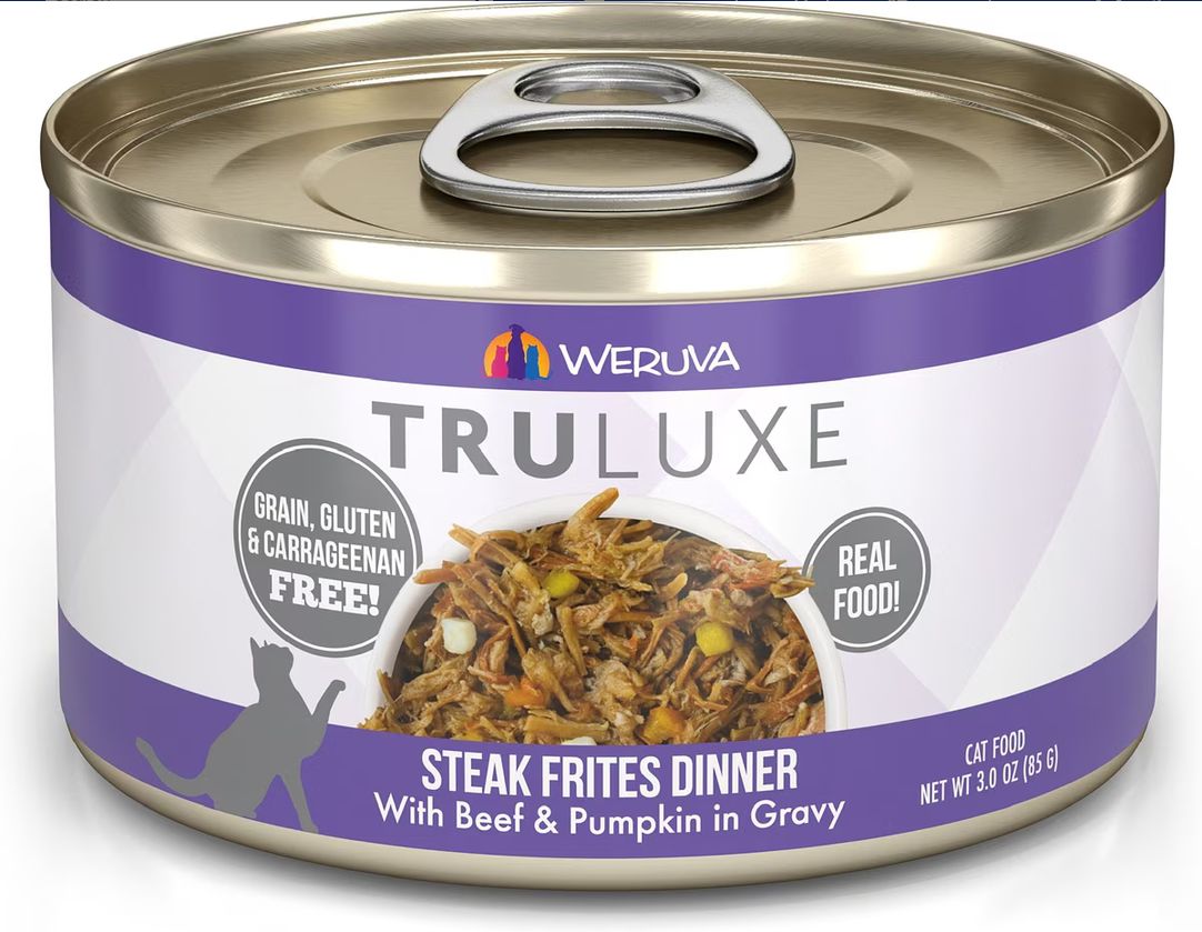 WERUVA CAT 3OZ CAN TRULUXE STEAK FRITES