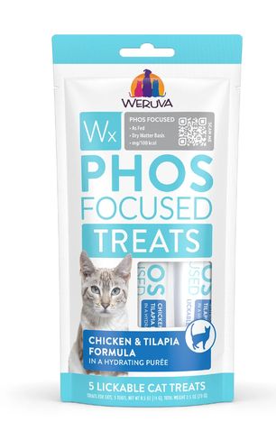 WERUVA WX 2.5OZ PHOS TREATS CHICKEN TILAPIA 5 PACK
