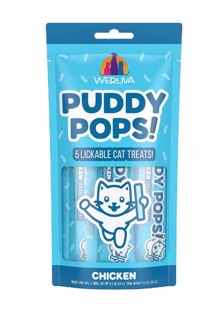 WERUVA CAT 2.5OZ PUDDY POPS CHICKEN