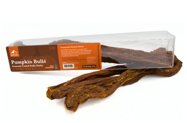 BARK N' BIG 12" PUMPKIN BULLY STICK 3 PACK