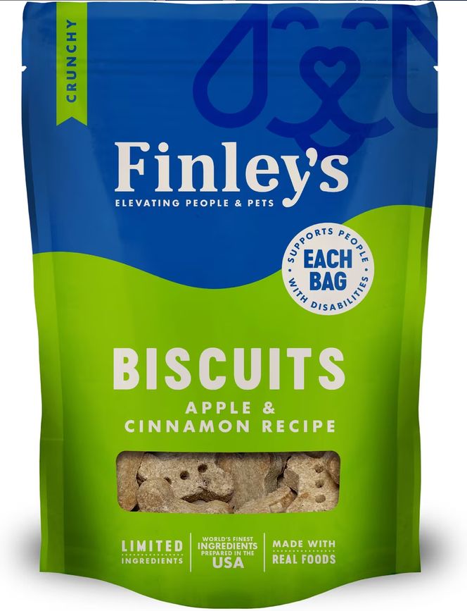 FINLEY'S DOG 12OZ CRUNCHY APPLE CINNAMON