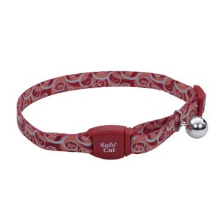 COASTAL PET PRODUCTS RED SWIRLS CAT COLLAR