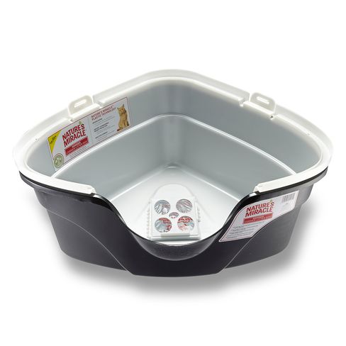 NATURE'S MIRACLE HOOD CORNER LITTERBOX