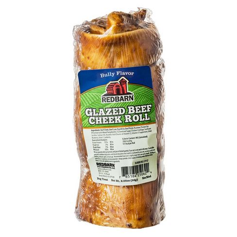 RED BARN BEEF CHEEK SM/MED BULLY GLAZED
