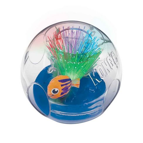 KONG CAT BAT A BOUT GLOW FISH AQUARIUM