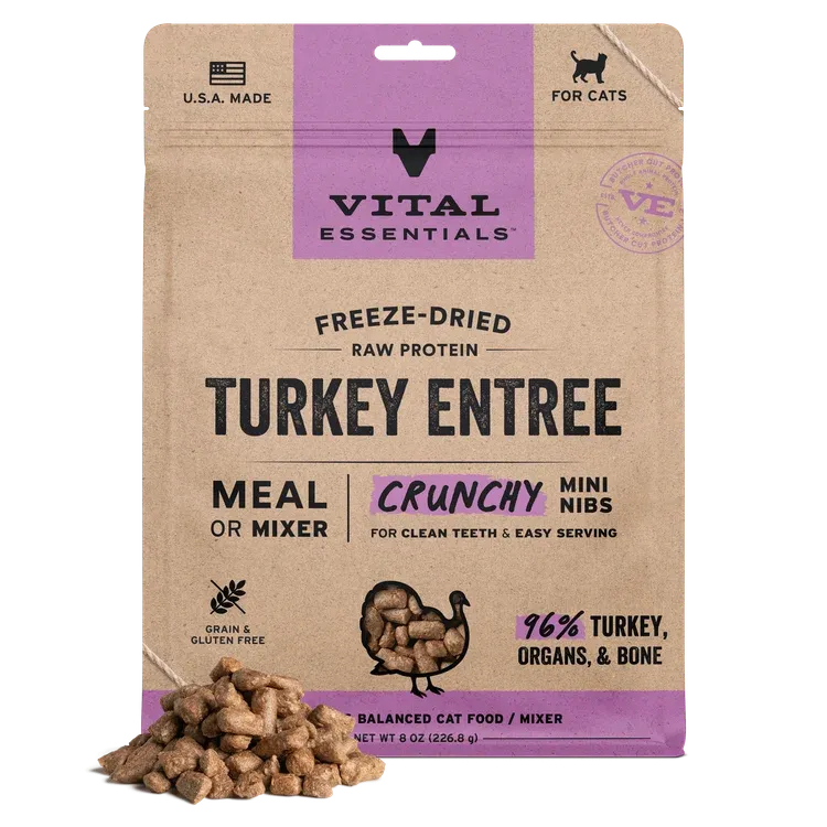 VITAL ESSENTIAL CAT FD 12OZ TURKEY