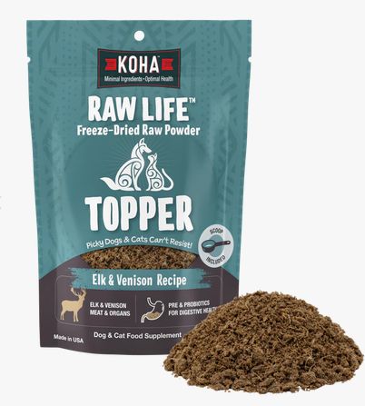 KOHA RAW LIFE TOPPER- ELK AND VENISON
