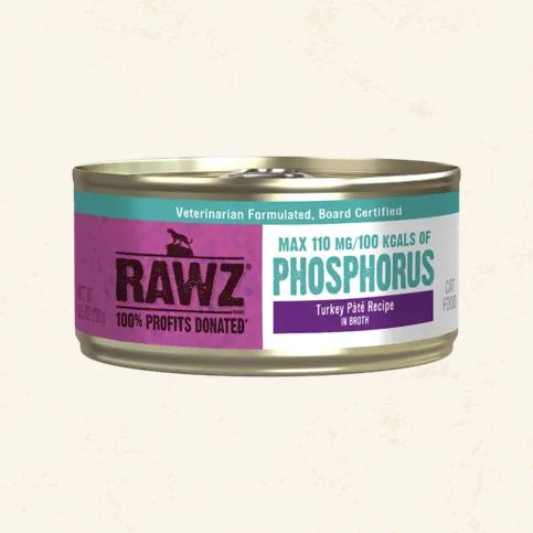RAWZ CAT 5.5OZ CAN LOW PHOS TURKEY PATE