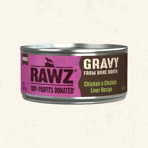 RAWZ CAT 5.5OZ CAN CHICKEN &amp; LIVER IN GRAVY