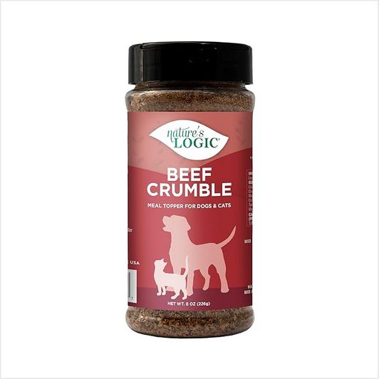 NATURE'S LOGIC DOG 8OZ BEEF LIVER CRUMBLE TOPPER