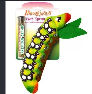 MEOWIJUANA HUNGRY CATERPILLAR CATNIP TOY