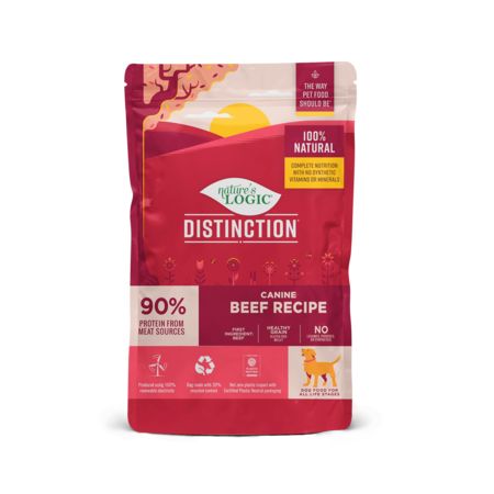 NATURES LOGIC DOG 24# DISTINCTION BEEF