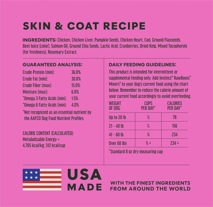INSTINCT DOG 1.25# RAW BOOST MIXERS SKIN &amp; COAT