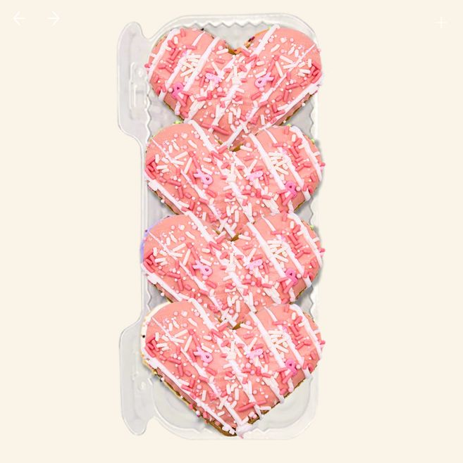 K9 GRANOLA BREAST CANCER HEART COOKIES