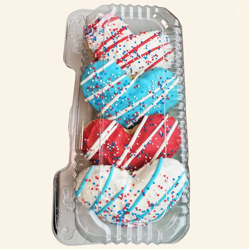 K9 GRANOLA PATRIOTIC HEART COOKIES