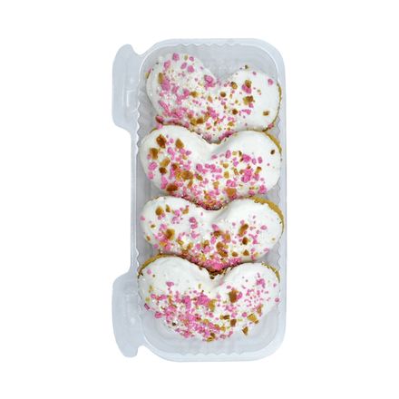 K9 GRANOLA CHERRY COBBLER HEART COOKIES