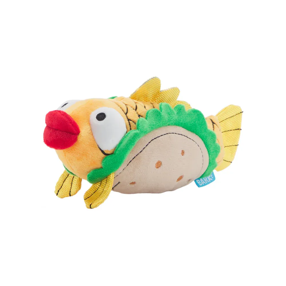BARK ERNESTO FISH TACO DOG TOY