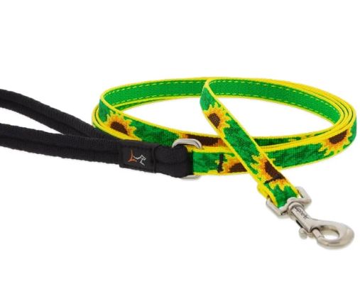 LUPINE 1/2 SUNFLOWER 6FT LEASH