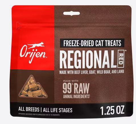 ORIJEN CAT TREAT REGIONAL 1.25OZ