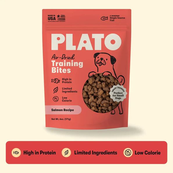 PLATO DOG 6OZ SMALL BITES SALMON