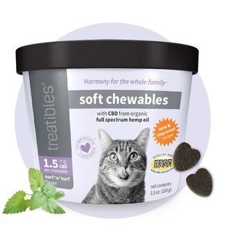 TREATIBLE .75OZ CAT 1.5MG CBD TREATS