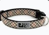RC PETS PETITE XSMALL TAN TARTAN COLLAR