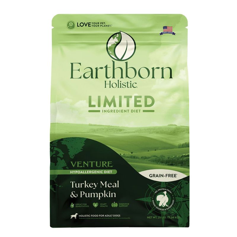EARTHBORN HOLISTIC 25# VENTURE TURKEY &amp; PUMPKIN