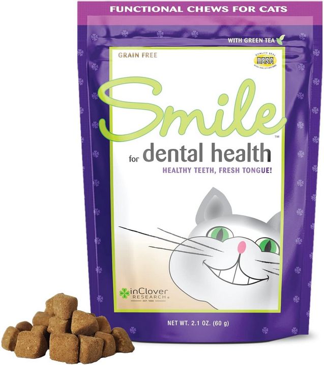 IN CLOVER 2.1OZ CAT SMILE DENTAL CAT
