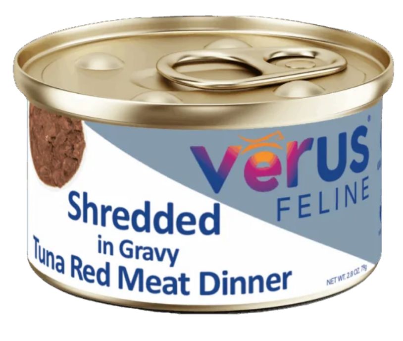 VERUS 2.8OZ RESCUE CASE CAT SHREDDED IN GRAVY TUNA RED MEAT