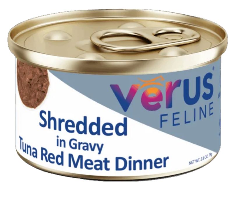 VERUS 2.8OZ RESCUE CASE CAT SHREDDED IN GRAVY TUNA RED MEAT