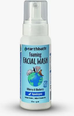 EARTHBATH DOG FOAMING FACIAL WASH  - BILBERRY &amp; BLUEBERRY