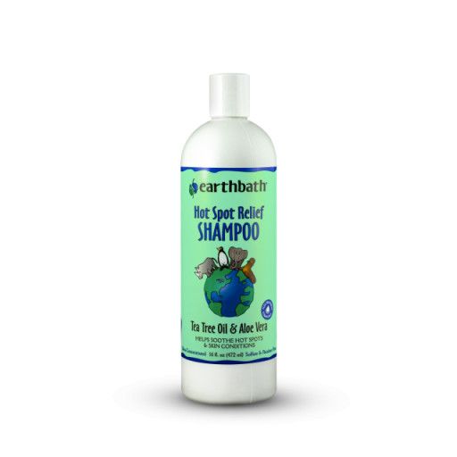 EARTHBATH DOG HOT SPOT RELIEF SHAMPOO - TEA TREE OIL &amp; ALOE VERA