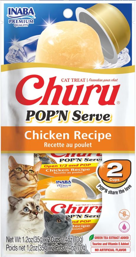 INABA CHURU POP N' SERVE 2PK CHICKEN