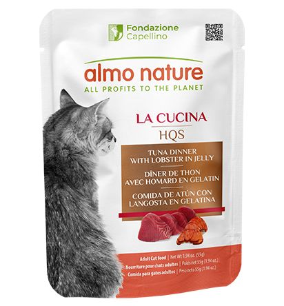 ALMO CAT 1.94OZ CAT LA CUCINA POUCH - TUNA &amp; LOBSTER