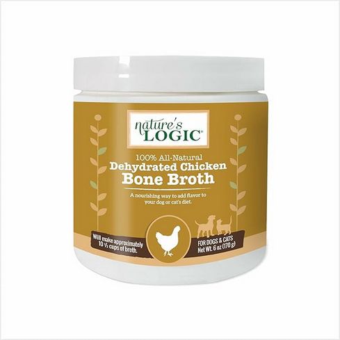 NATURE'S LOGIC 6OZ DEHYDRATED BONE BROTH CHICKEN