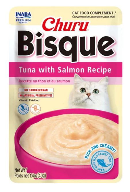 CHURU BISQUE CAT 1.04OZ TUNA SALMON