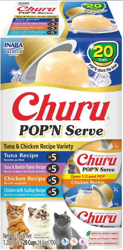 INABA CHURU POP N SERVE VARIETY 20 PACK
