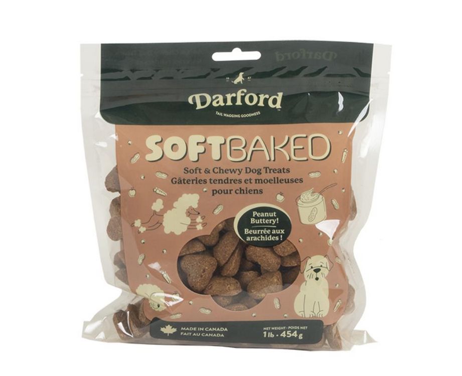DARFORD DOG 16OZ SOFT &amp; CHEWY PEANUT BUTTERY