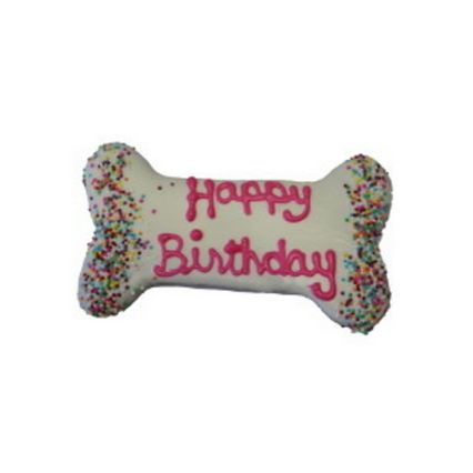 BIRTHDAY BONE COOKIE PINK