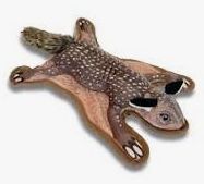 PAWPRINTZ DOG FLYING SQUIRREL PLUSH