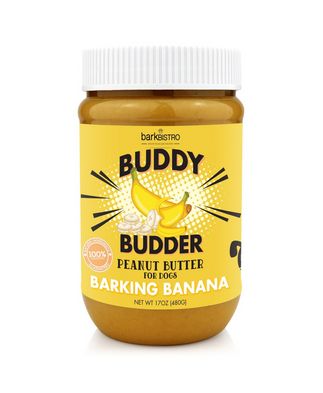 BARKBISTRO 17OZ BUDDY BUDDER BANANA PEANUT BUTTER