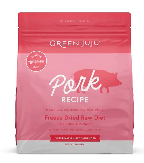 GREEN JUJU 14OZ FREEZE DRIED RAW PORK