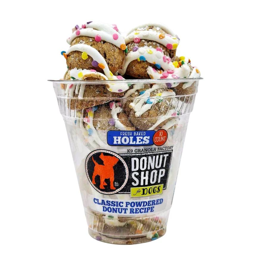 DONUT SHOP -K9 GRANOLA CLASSIC POWDERED  DONUT HOLES