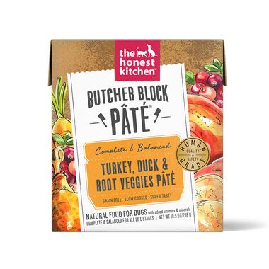 HONEST KITCHEN  10OZ PATE TURKEY, DUCK, &amp; VEGGIES