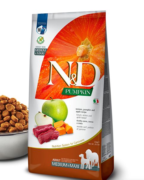 N&amp;D DOG 26.4# VENISON &amp; PUMPKIN MEDIUM  MAXI