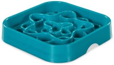 MESSY MUTTS SLOW FEEDER BLUE 2CUP